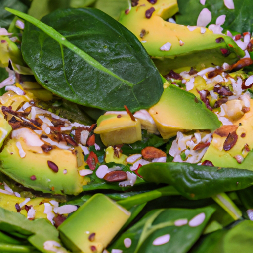 Sałatka Zawijana z Awokado i Lnu